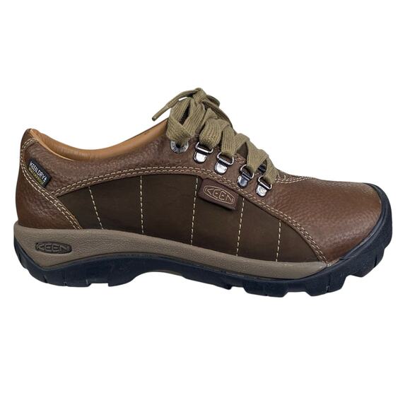 Keen Shoes - Keen Women’s Presidio Brown Leather Trail Hiking Loafer Size US 6.5